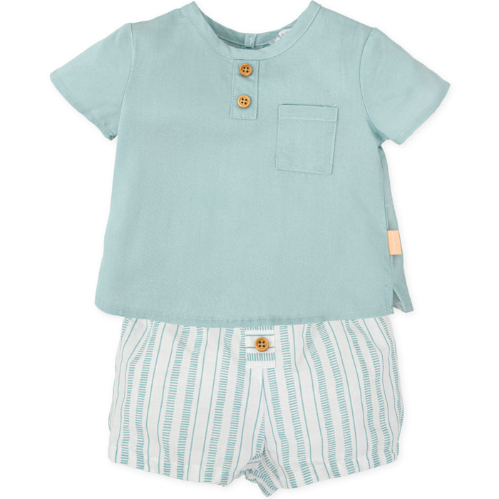 Conjunto 2 pzas. - Aguamarina