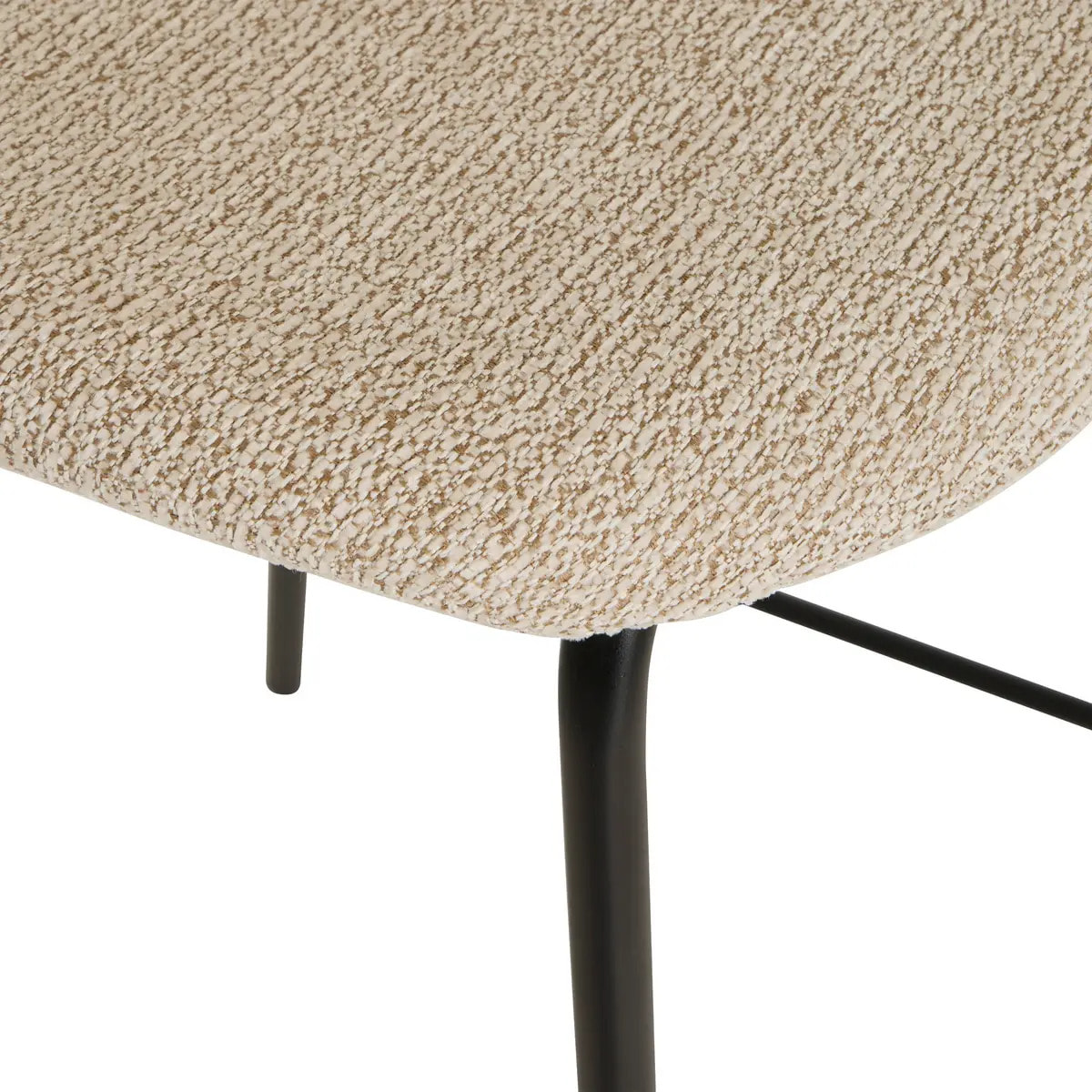 Lot de 2 Tabouret de bar Vladi blanc 43,5x41,5cm