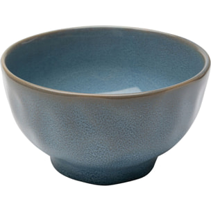 Bols Organic 15cm bleus set de 6 Kare Design
