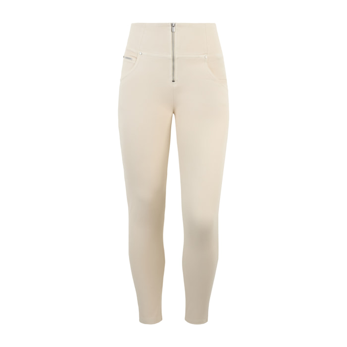 Pantaloni push up WR.UP® vita alta superskinny tessuto navetta