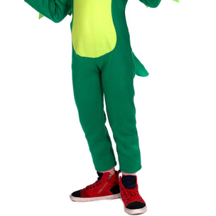 Costume Carnevale con Ali Draghetto Drago Travestimento Verde Bambino Ciao