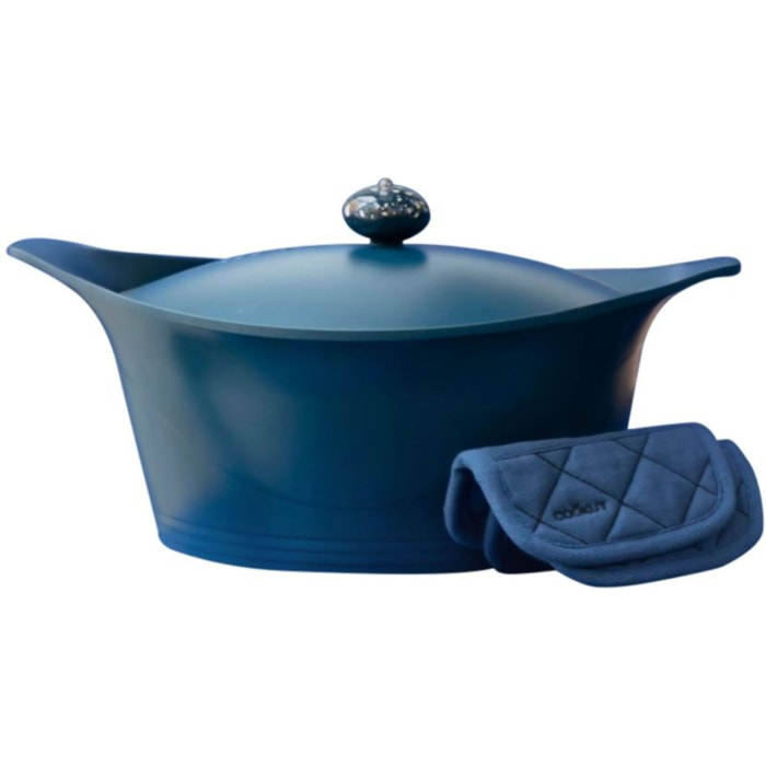 Cocotte COOKUT Coffret l'incroyable 24cm - Myrtille