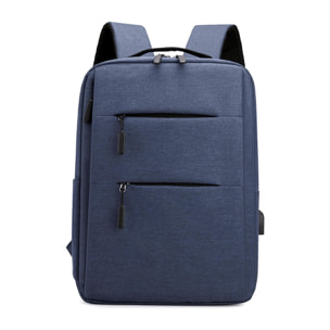 DAM Mochila para Laptop con interfaz de carga USB. 28x12x42 Cm. Color: Azul