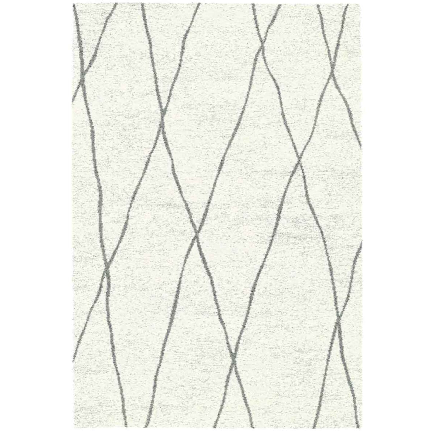 Tappeto Moderno Soggiorno Salotto Crema Grigio