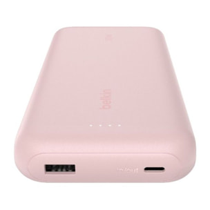 Batterie externe BELKIN 20000 mAh avec cable USB-C intégre pink