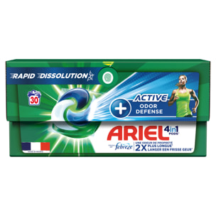 4x30 Pods+ Active, Lessive En Capsules Ariel