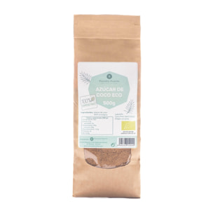 PLANETA HUERTO | Azúcar de Coco ECO Planeta Huerto 1 kg - Endulzante Natural y Nutritivo con Sabor a Caramelo, Ideal para Recetas y Bebidas