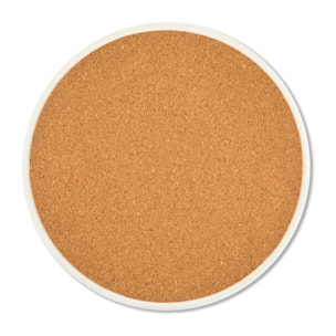 Set de 6 Dessous de Verre Excelsa - Gnomo, Dolomite Multicolore avec Base en Liège