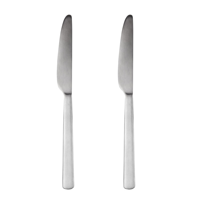 Set 2pc cuchillo acero inox reciclado mate root