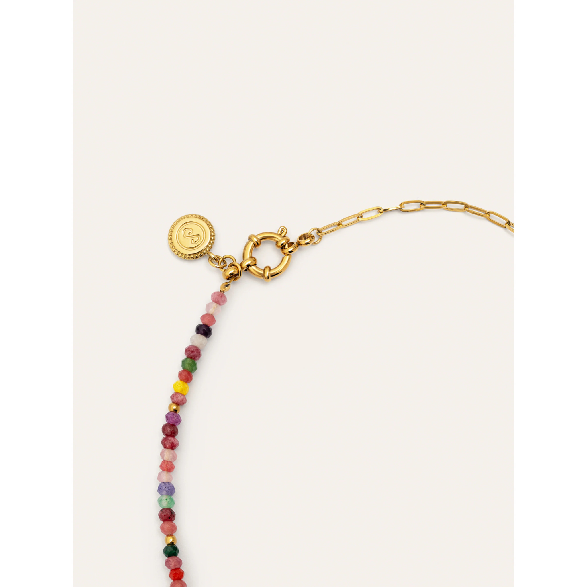 Collar Chic Amalia Acero Baño Oro