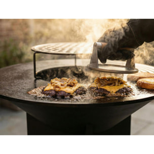 Barbacoa con placa de acero de 100 cm EFP56B PURLINE  W