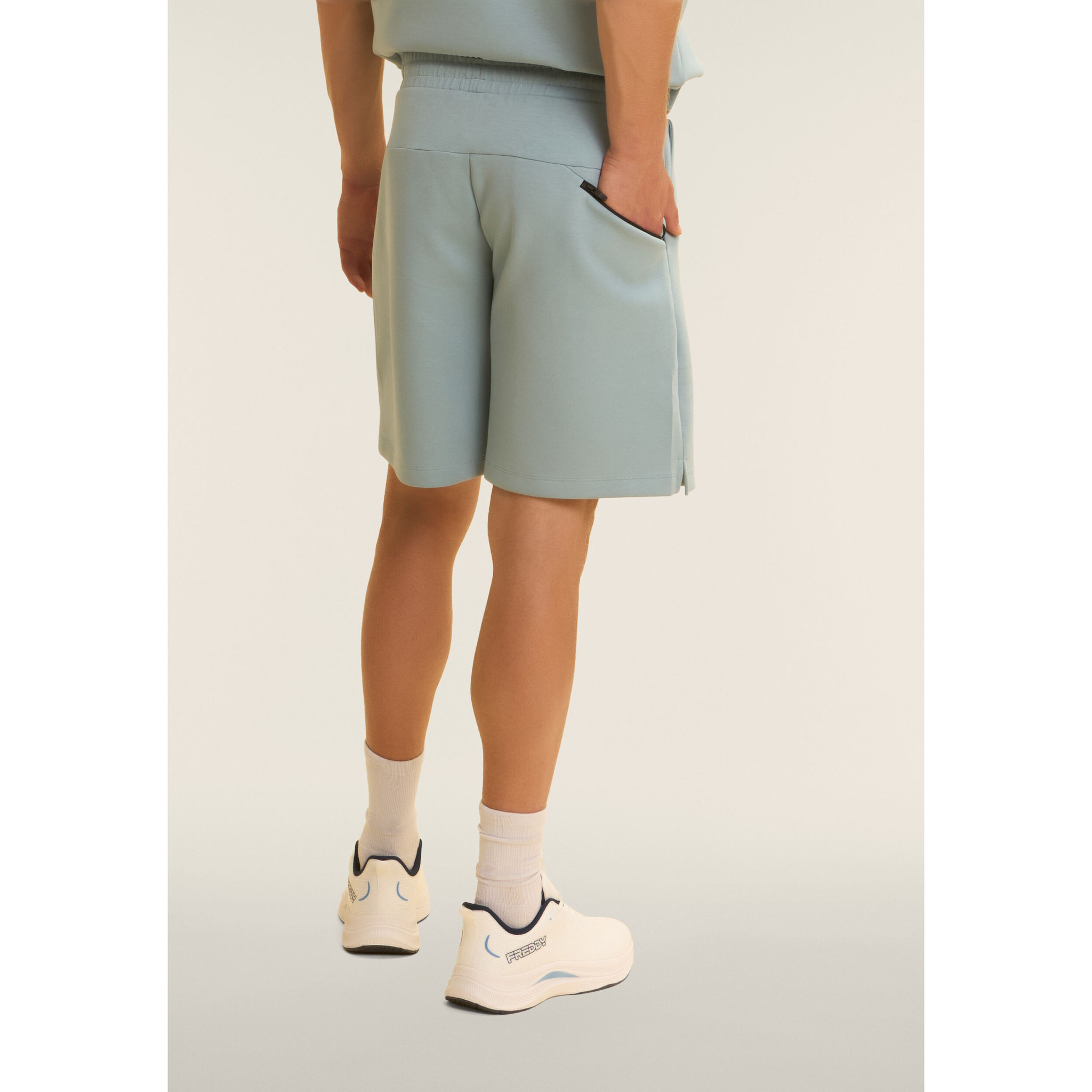 Pantaloni corti in interlock tecnico