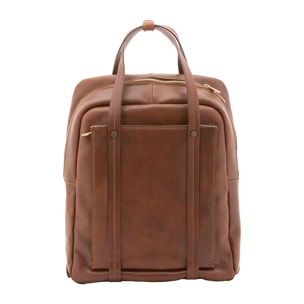 Zaino  unisex In Vera pelle Made in Italy 43x33x11 cm