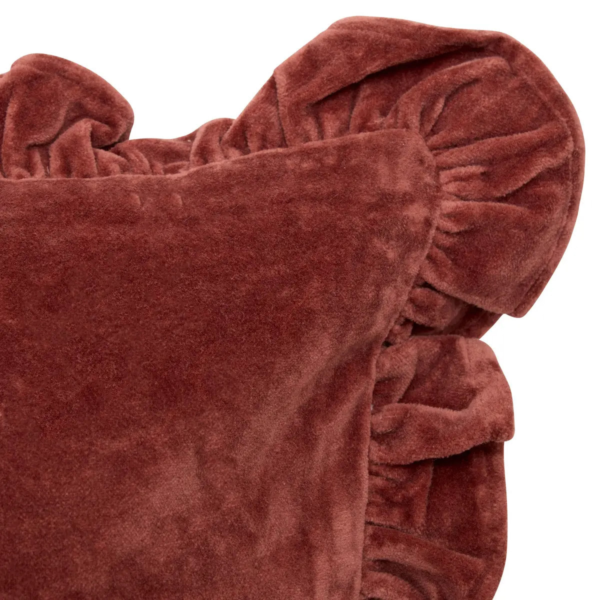Coussin Mona rectangulaire 35x75cm rouge