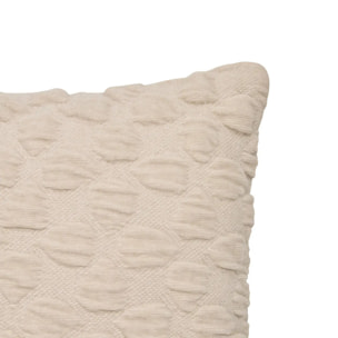 Coussin Nova beige lin 40x40cm