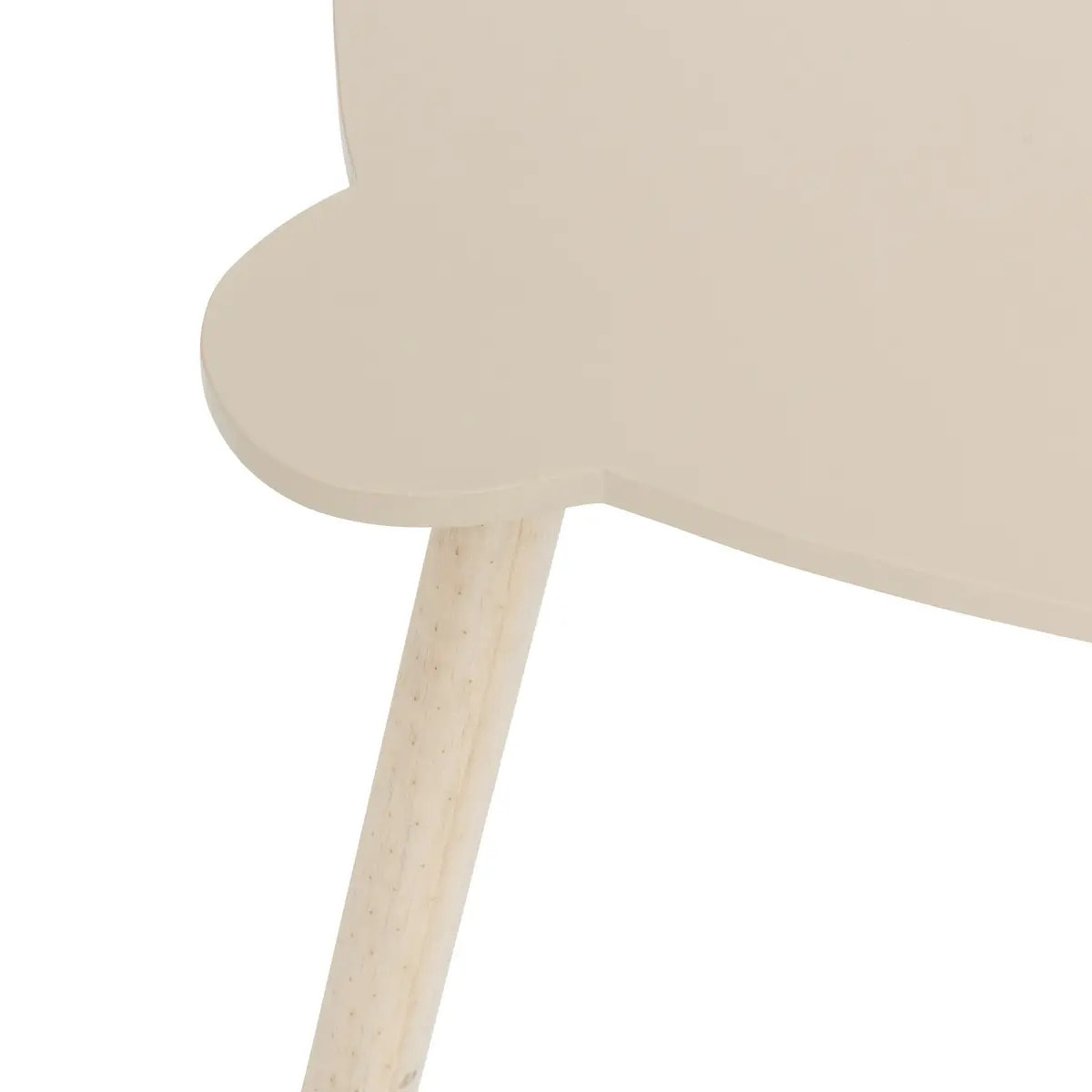 Table enfant Douceur beige D60cm