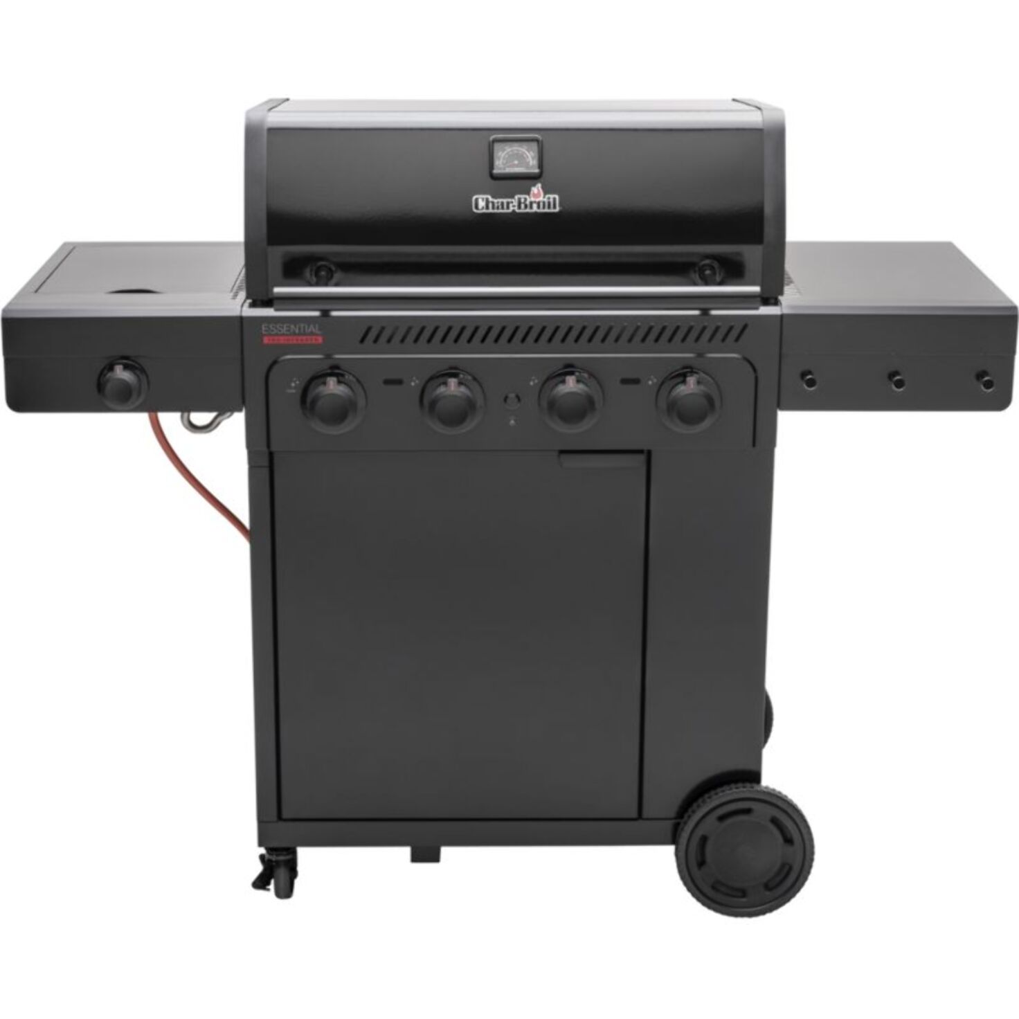 Barbecue gaz CHAR BROIL Essential 4G, sur chariot, 5 brûleurs dont 1 latéral, surface de cuisson 72 x 46 cm
