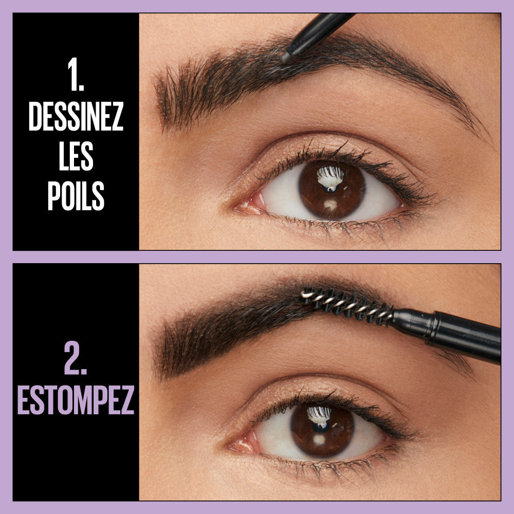 Maybelline New York Brow Ultra Slim Crayon à sourcils rétractable Soft Brown