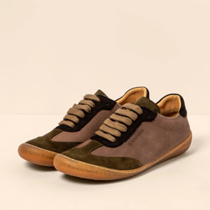 Zapatos N5766 MULTI LEATHER PLUME/PAWIKAN color Plume