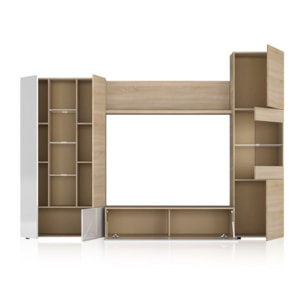 Salón Vinter Leds Blanco - Roble