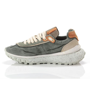 Sneakers Satorisan Dharma Linen Wild Grass Grigio