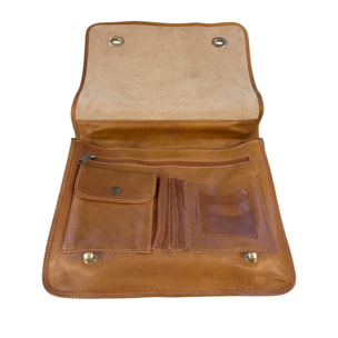 Borsa Ventiquattrore Unisex Borsa Portadocumenti da Lavoro in Pelle
