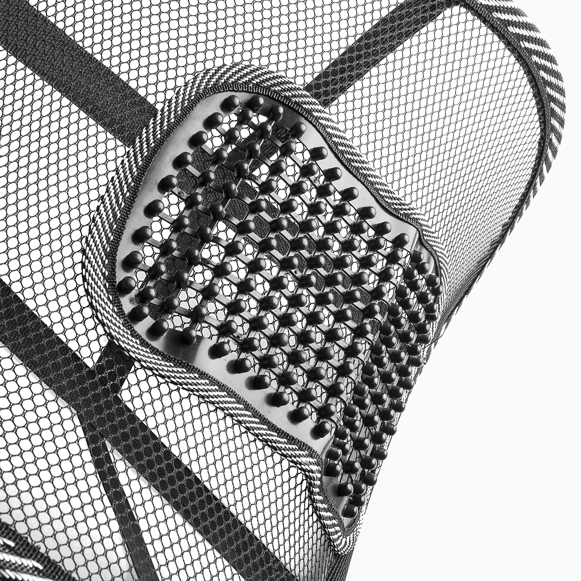 Supporto lombare portatile traspirante - nero - 40x37 cm