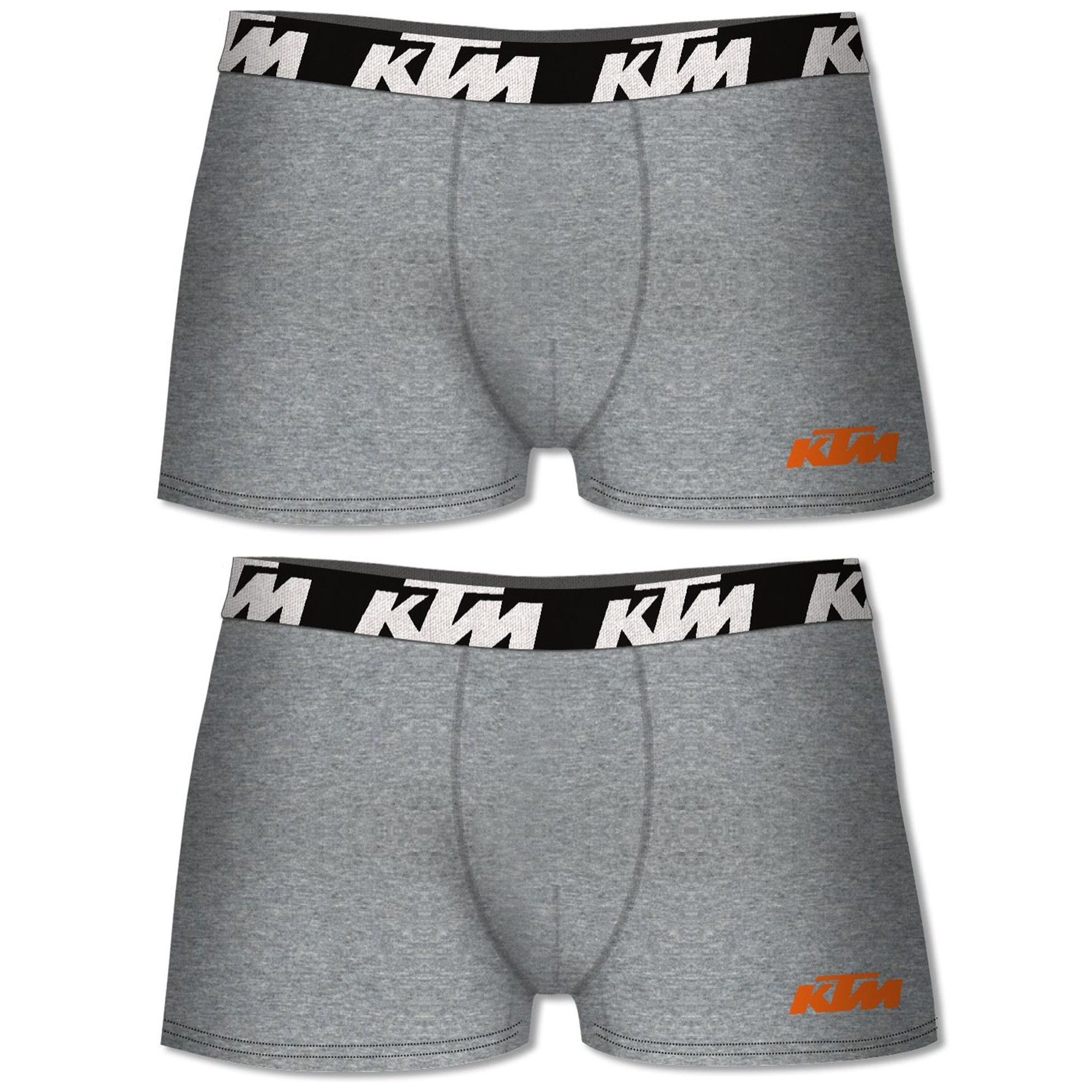 Set de 4 calzoncillos bóxer ktm  gris claro