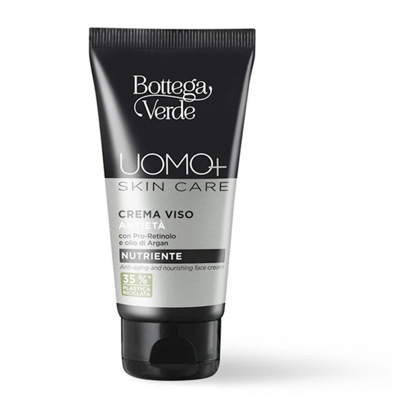 UOMO+ skincare - Crema viso - antietà nutriente - con Pro-Retinolo e olio di Argan