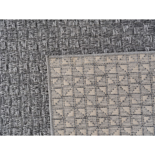 NEREA - Tapis intérieur/extérieur gris, design moderne