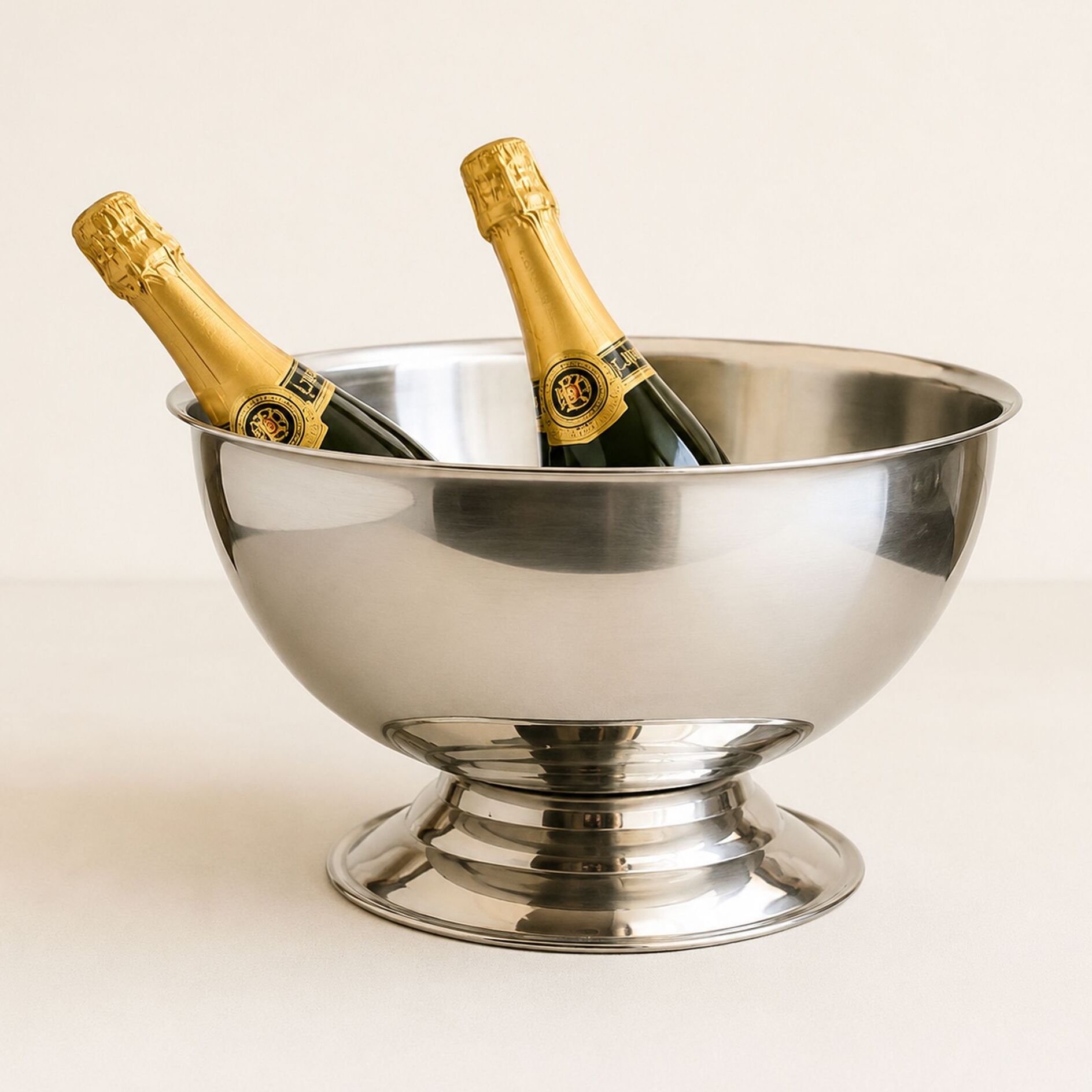 Grand seau à champagne en inox 40cm