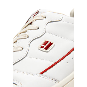 Zapatillas Bajas Court V2 Flag Basic Blanco / Rojo D.Franklin