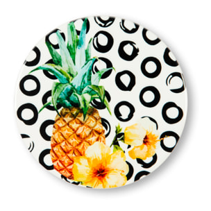 Set 6 sottobicchieri Excelsa – Tropical Chic, Dolomite Multicolore