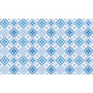 Stickers muraux - Sticker Mural Carrelage adhésif Cuisine Salle de Bain - 60 STICKERS CARREAUX DE CIMENT AZULEJOS MAEHA