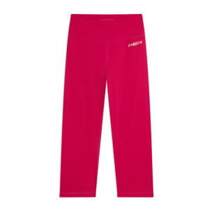 Leggings corsaro vita alta in tessuto tecnico quick dry