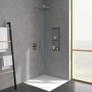 Façade mitigeur thermostatique encastré 2 voies VILLEROY ET BOCH Universal Taps & Fittings rectangle