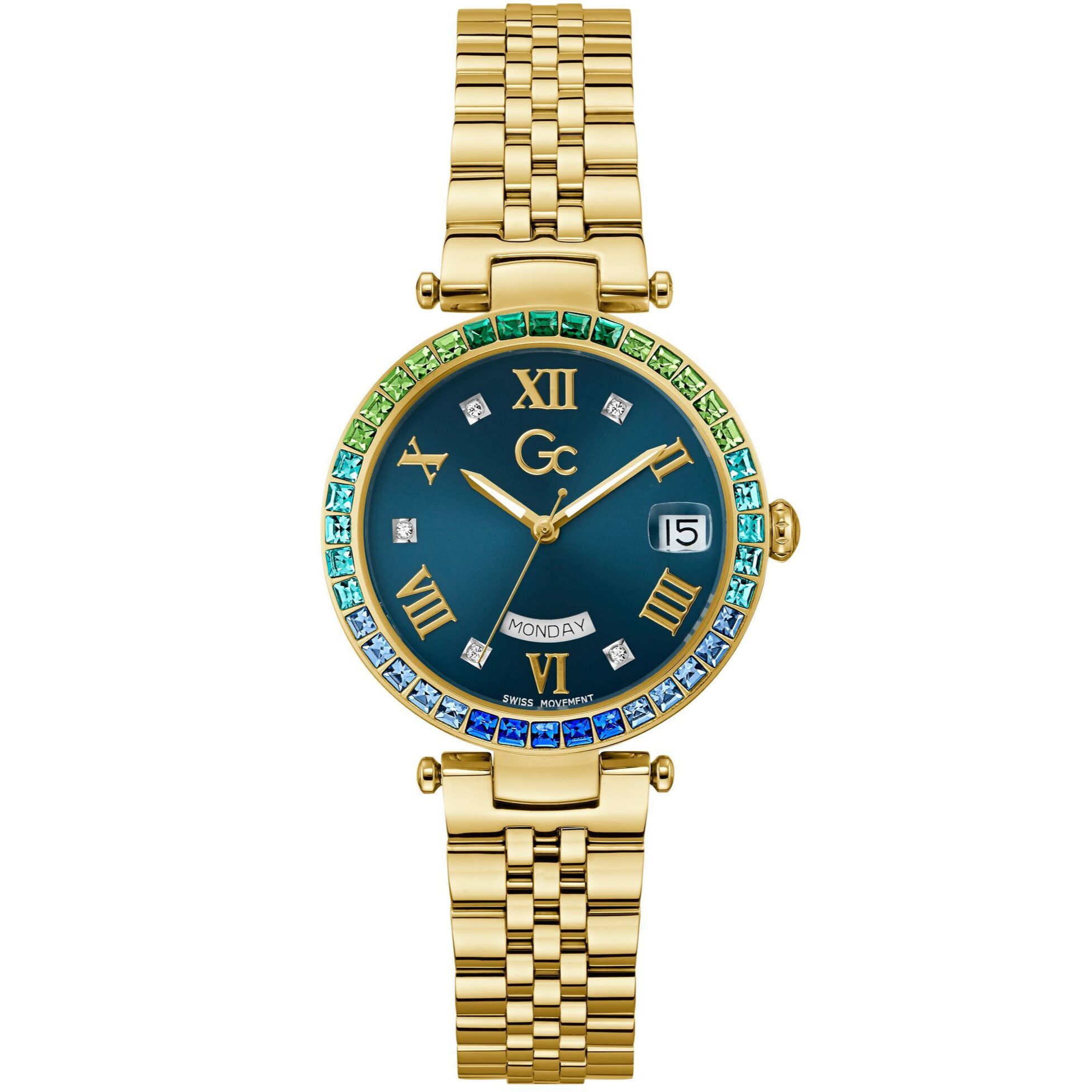 Gc Reloj Analógico De Cuarzo Gc Flair Crystal