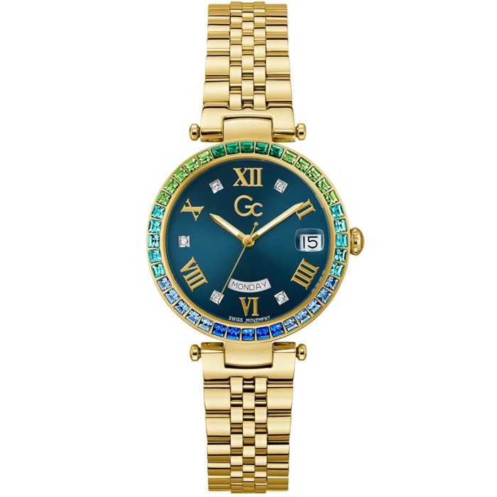 Gc Reloj Analógico De Cuarzo Gc Flair Crystal