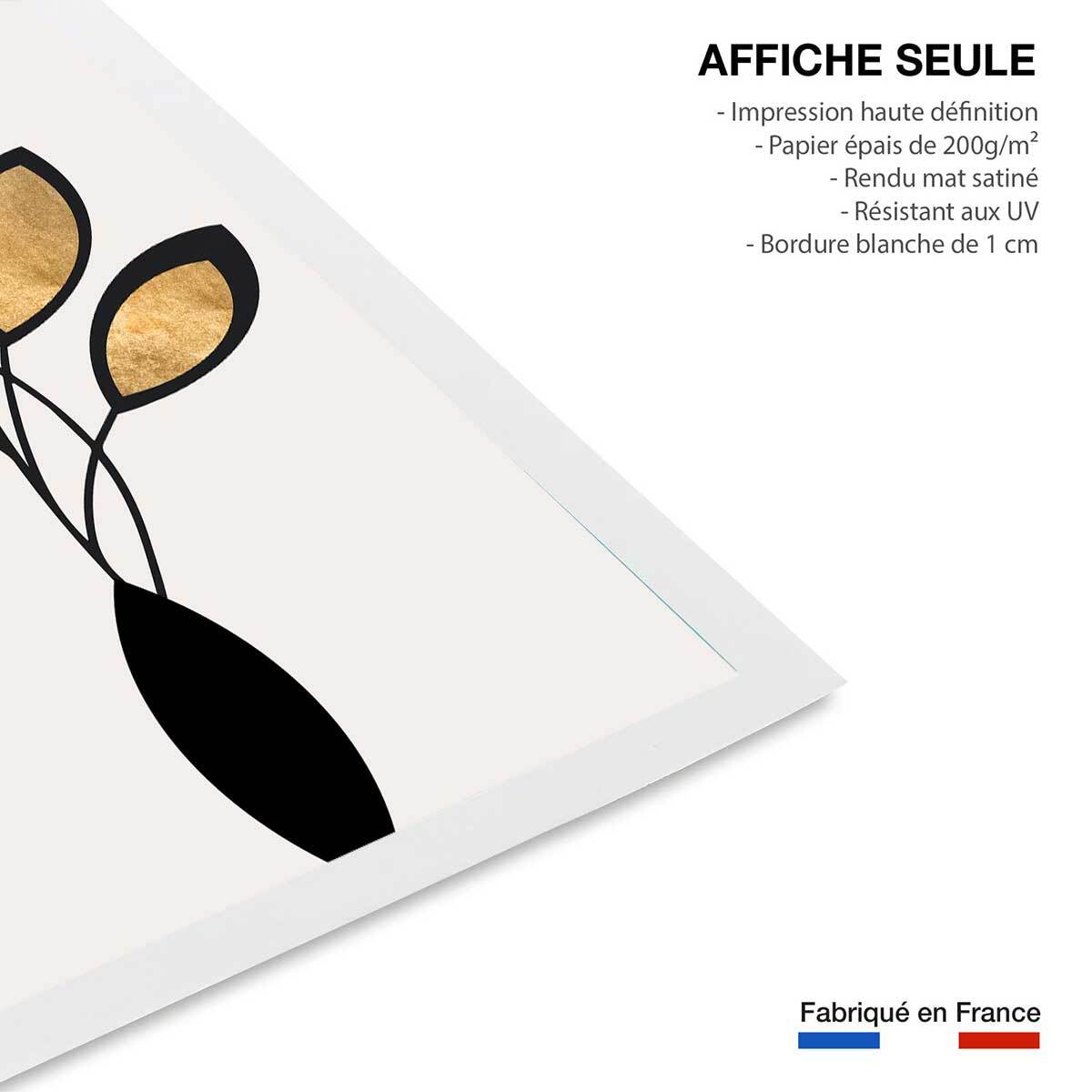 Poster bouquet de bronze Affiche seule