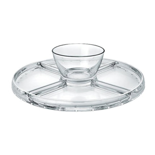 Présentoir avec cloche 4 en 1 Borgonovo – Palladio, Verre, Transparent