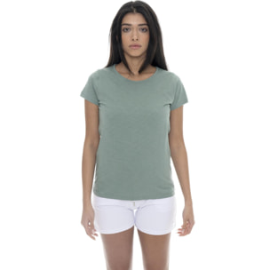 T-shirt da donna a maniche corte Leone Basic