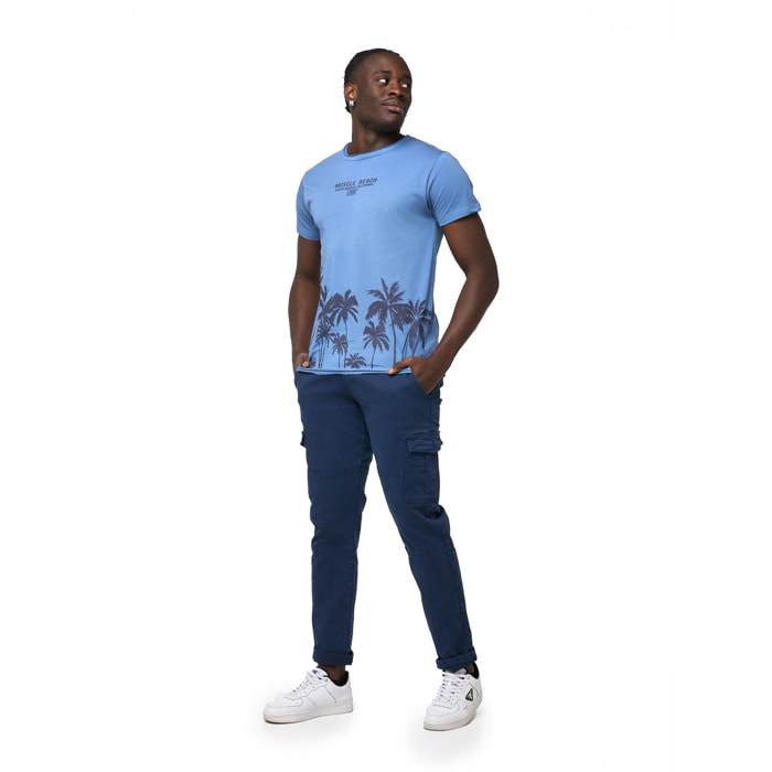 Pantalón cargo de hombre Leone Beach con bolsillos grandes