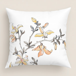 Naturals - Funda de Cojín Estampado - Con Cremallera - Sin relleno - 100% Algodón - Sarah