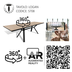 Tomasucci table extensible LOGAN WOOD