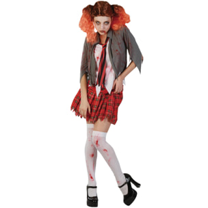 Scolaretta Zombie Costume Donna