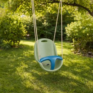 Siège bébé pour portique de 1,90 à 2,50 m bleu/vert pâle