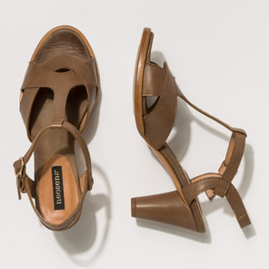 Sandalias con tacón S968 RESTORED SKIN TAUPE / MONTUA color Taupe