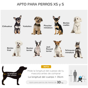 3 en 1 Cochecito para Mascotas Carrito para Perros y Gatos Desmontable Bolsa de Transporte Plegable con Cesta de Almacenaje y Frenos Tela Oxford 600D Carga 15 kg 82x49,5x98 cm Azul