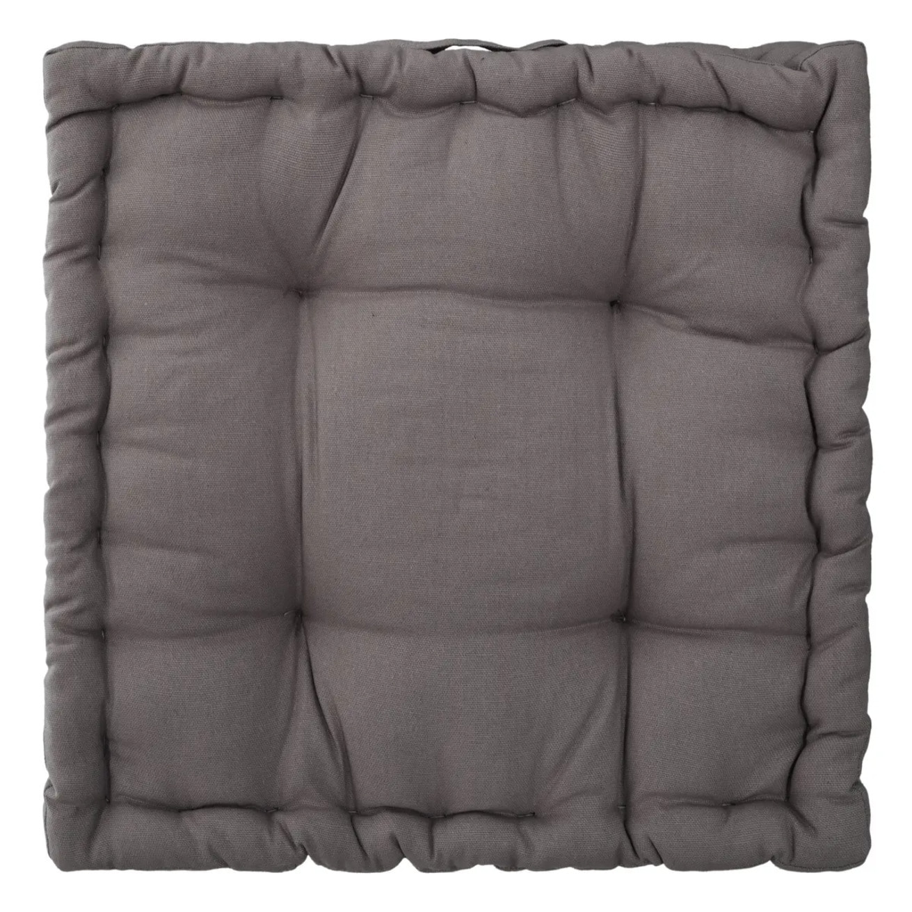 Coussin de sol "Otto" gris 40x40cm