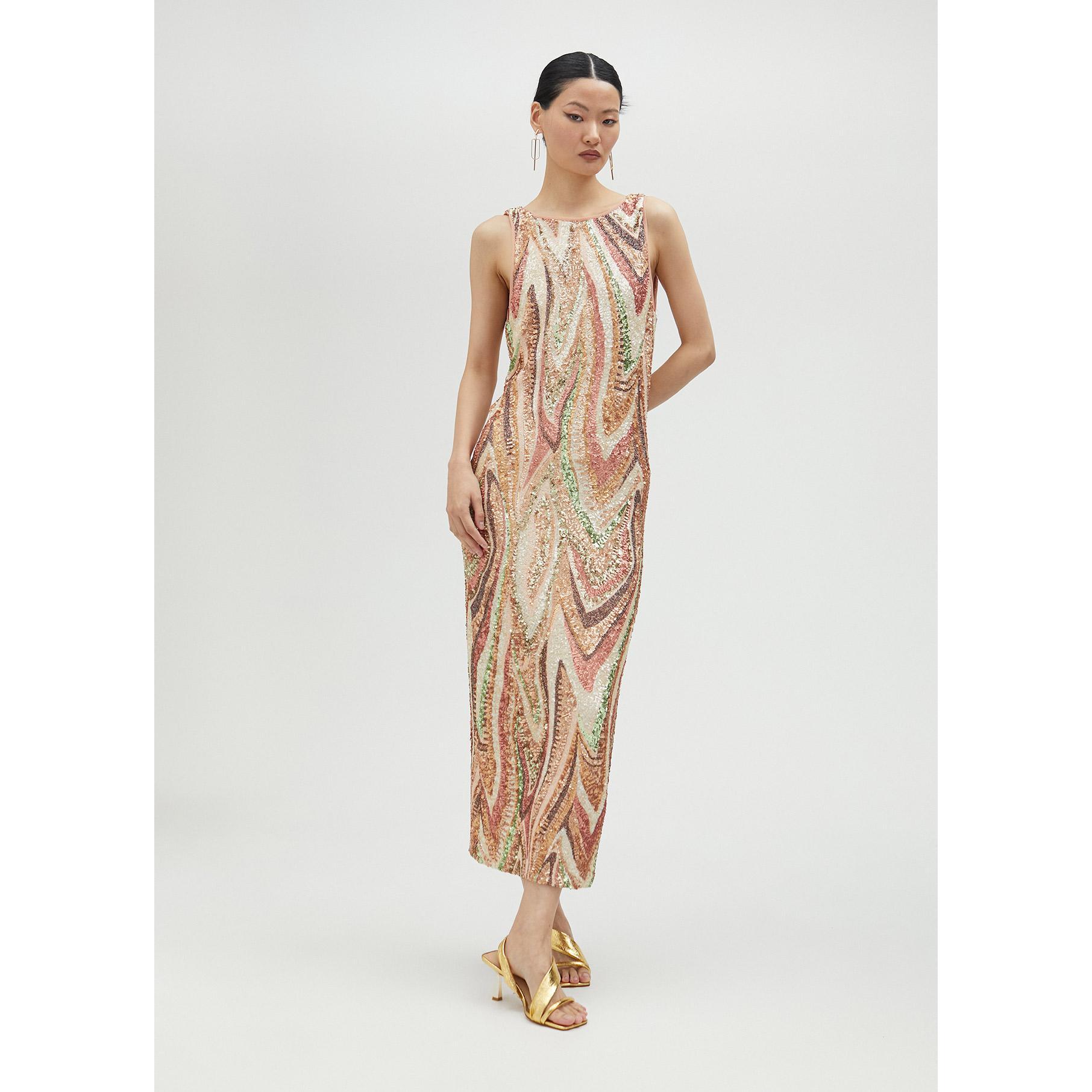Vestito lungo paillette